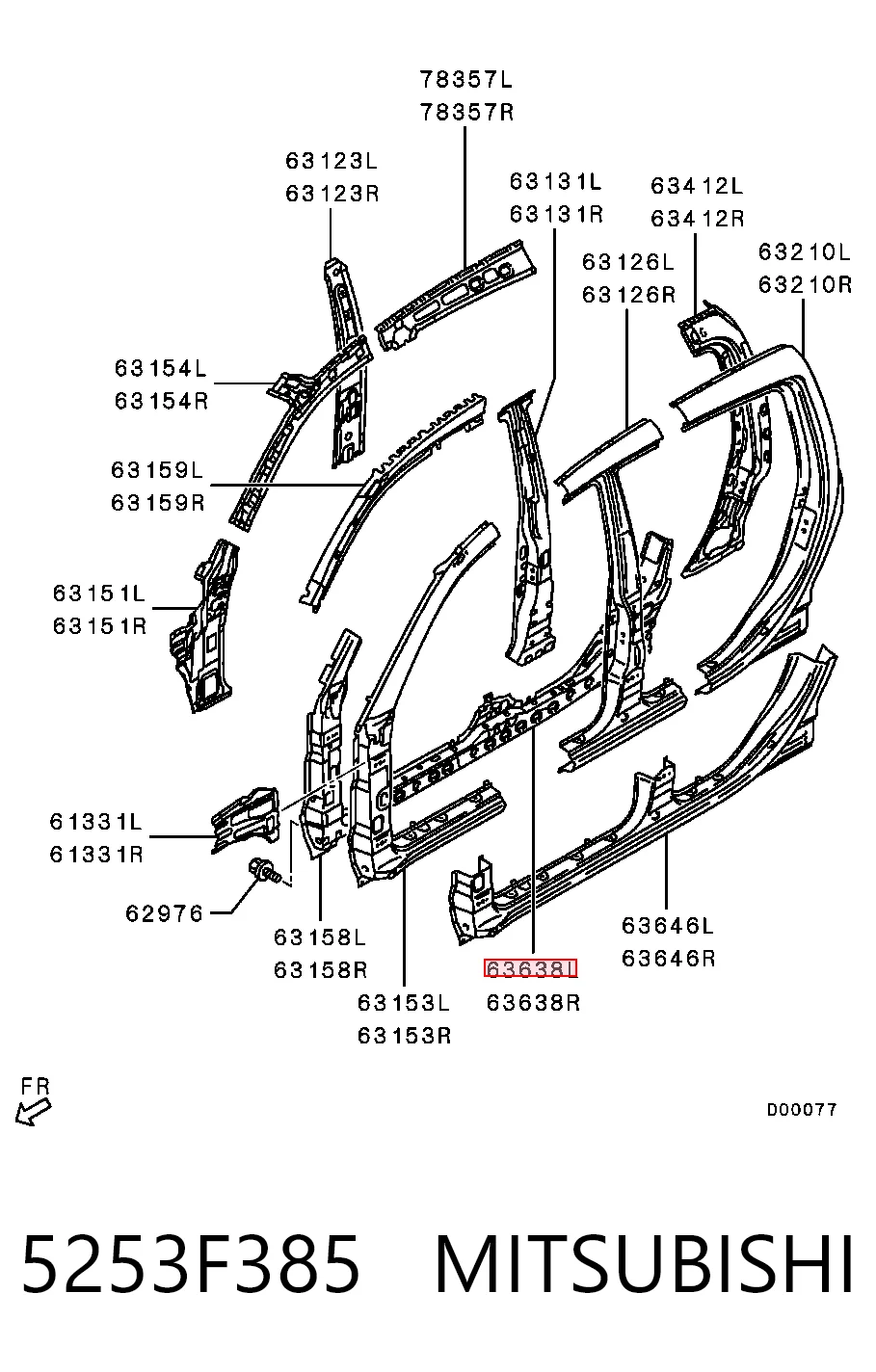 5253F385 Mitsubishi