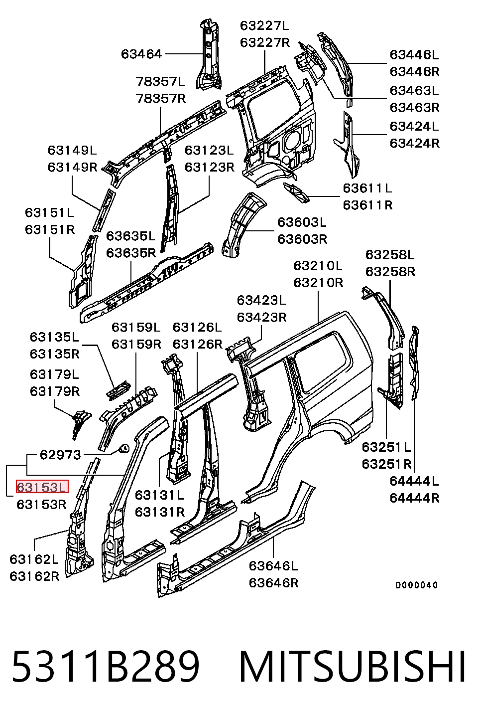 5311B289 Mitsubishi