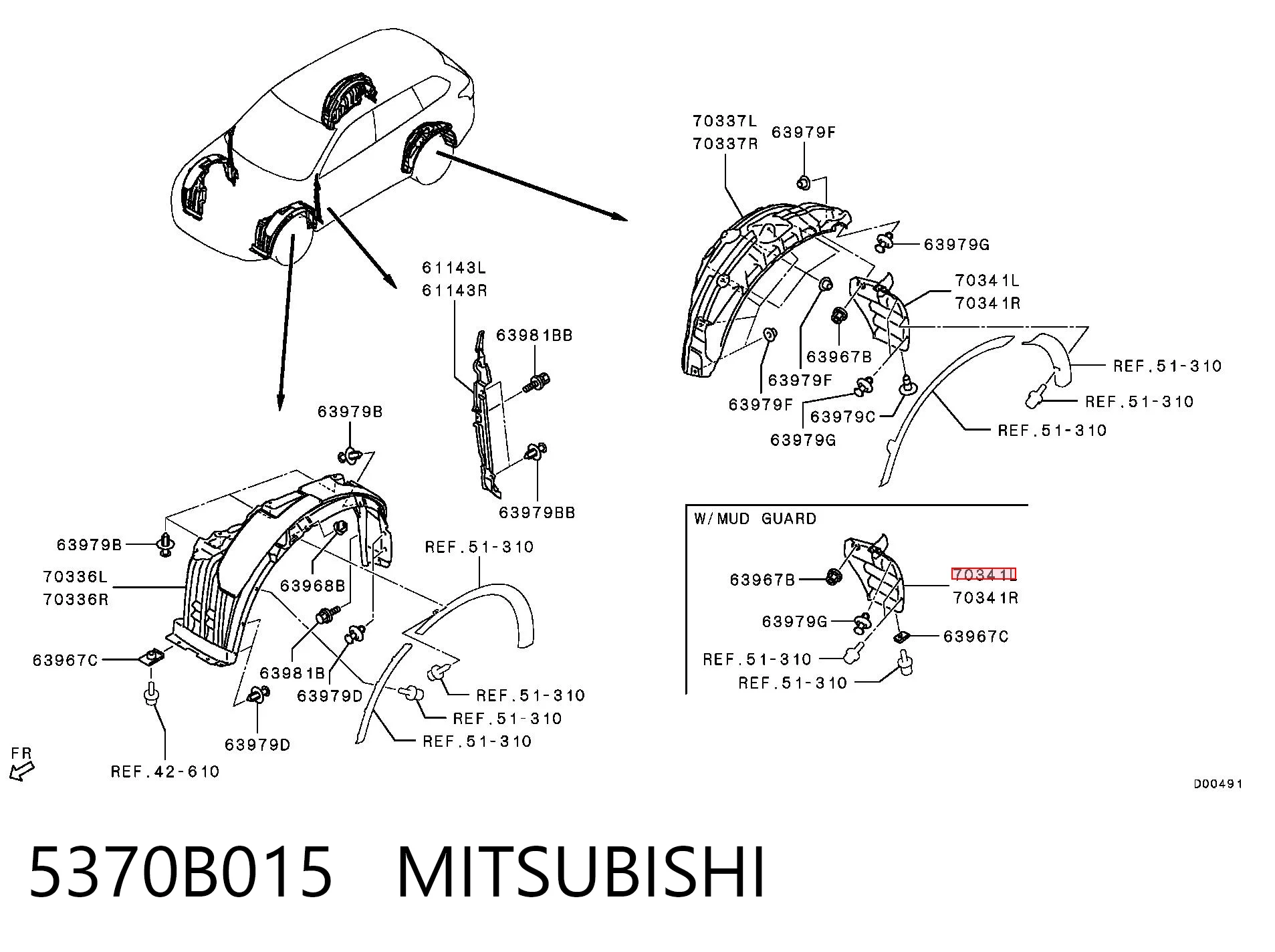 5370B015 Mitsubishi
