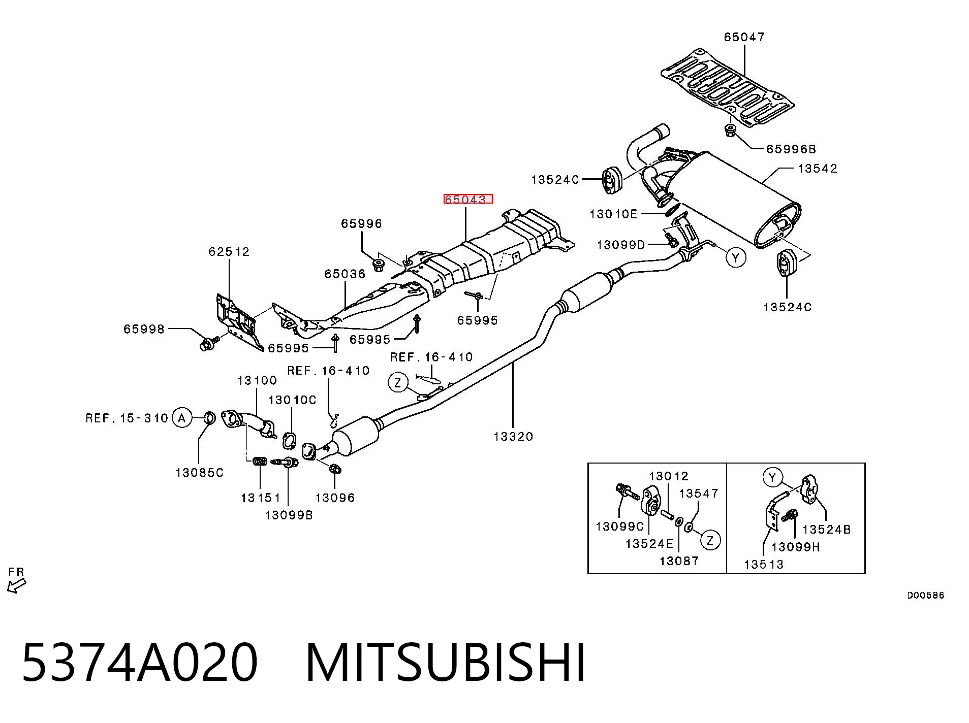 5374A020 Mitsubishi