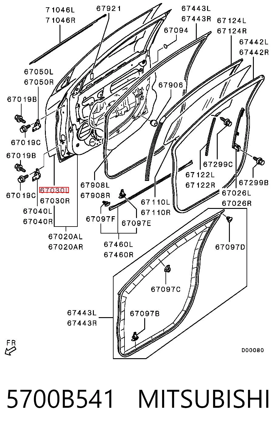 5700B541 Mitsubishi