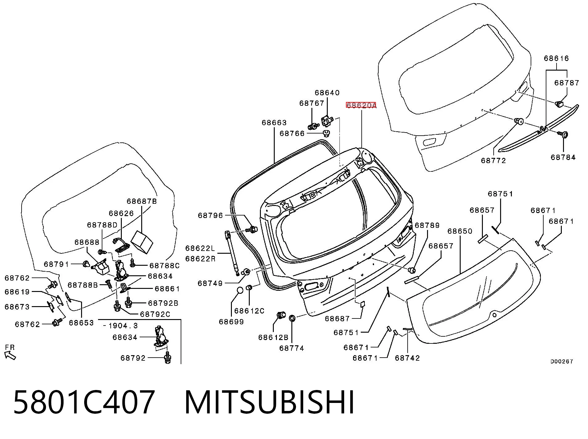 5801C407 Mitsubishi