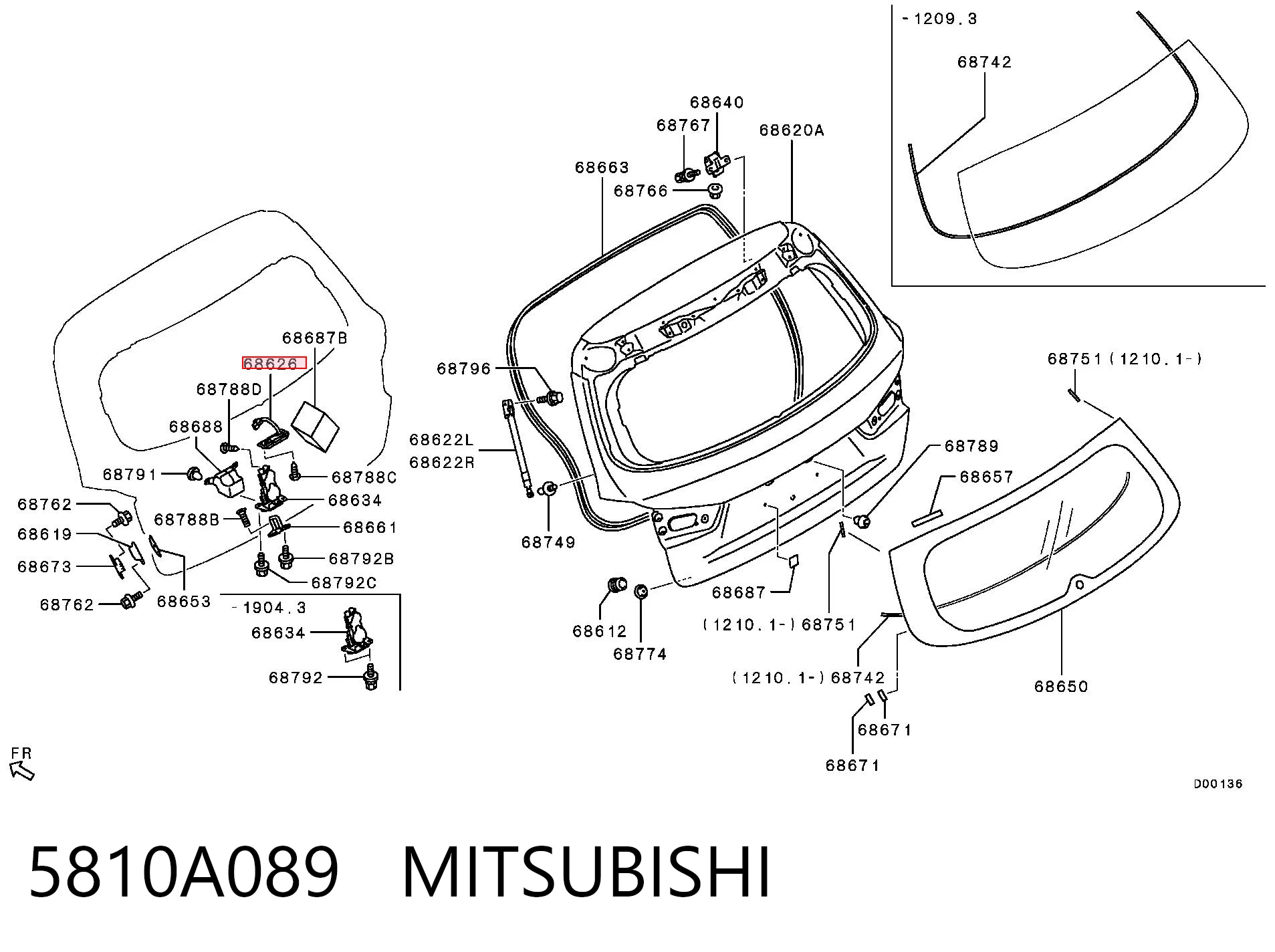 5810A089 Mitsubishi 