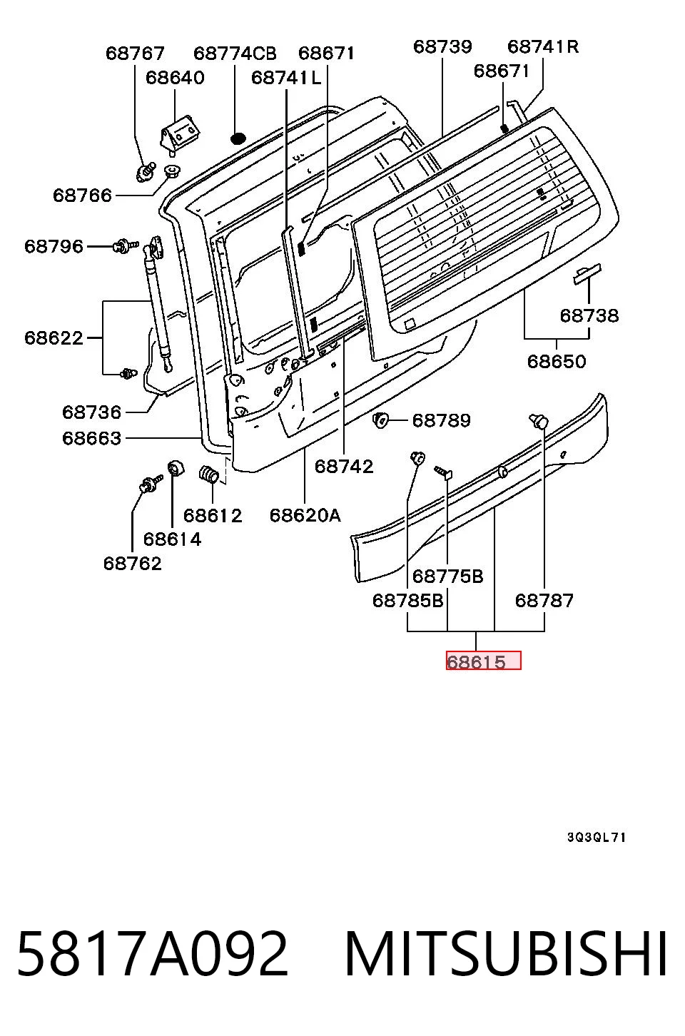 5817A092 Mitsubishi