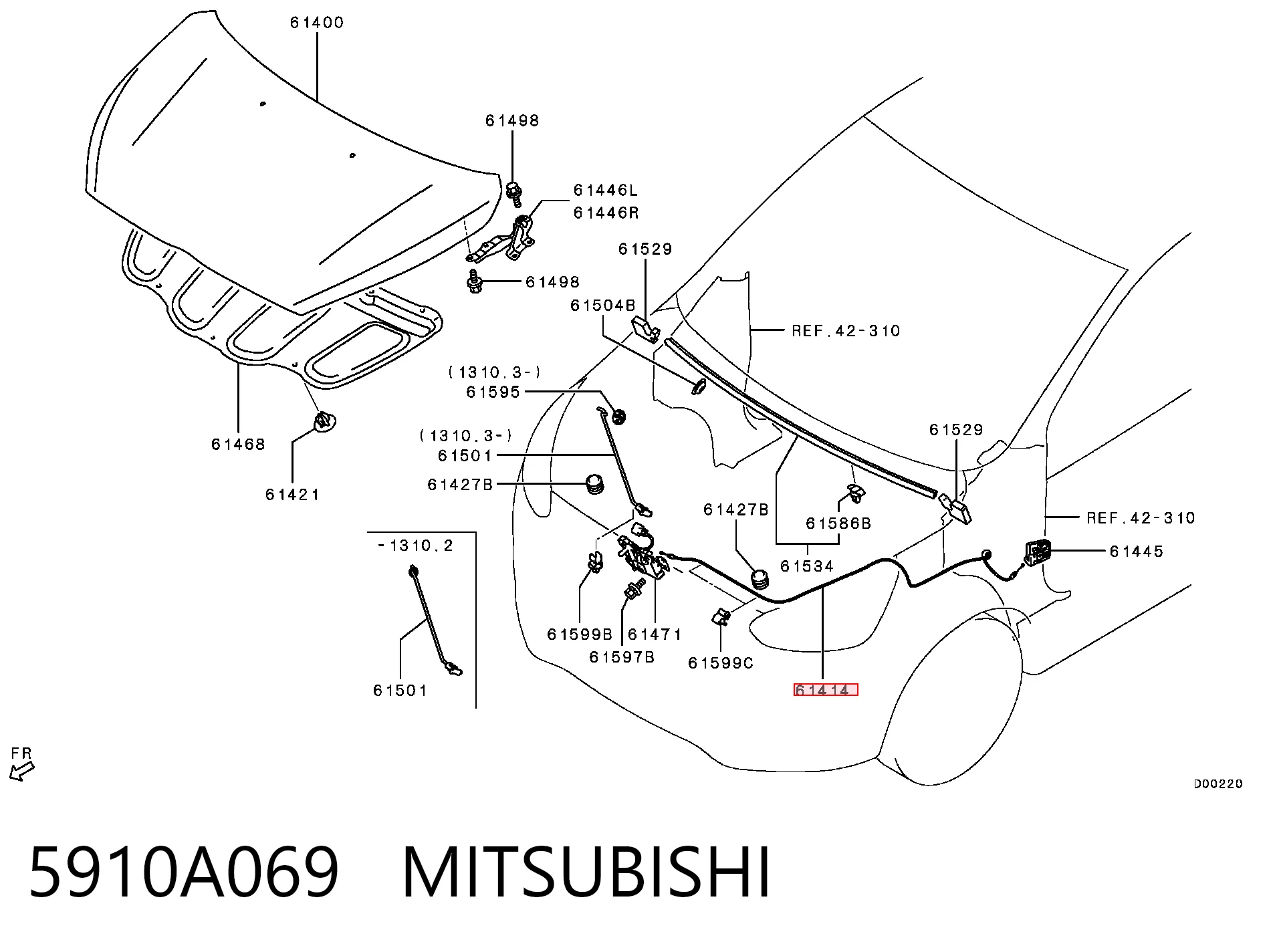 5910A069 Mitsubishi