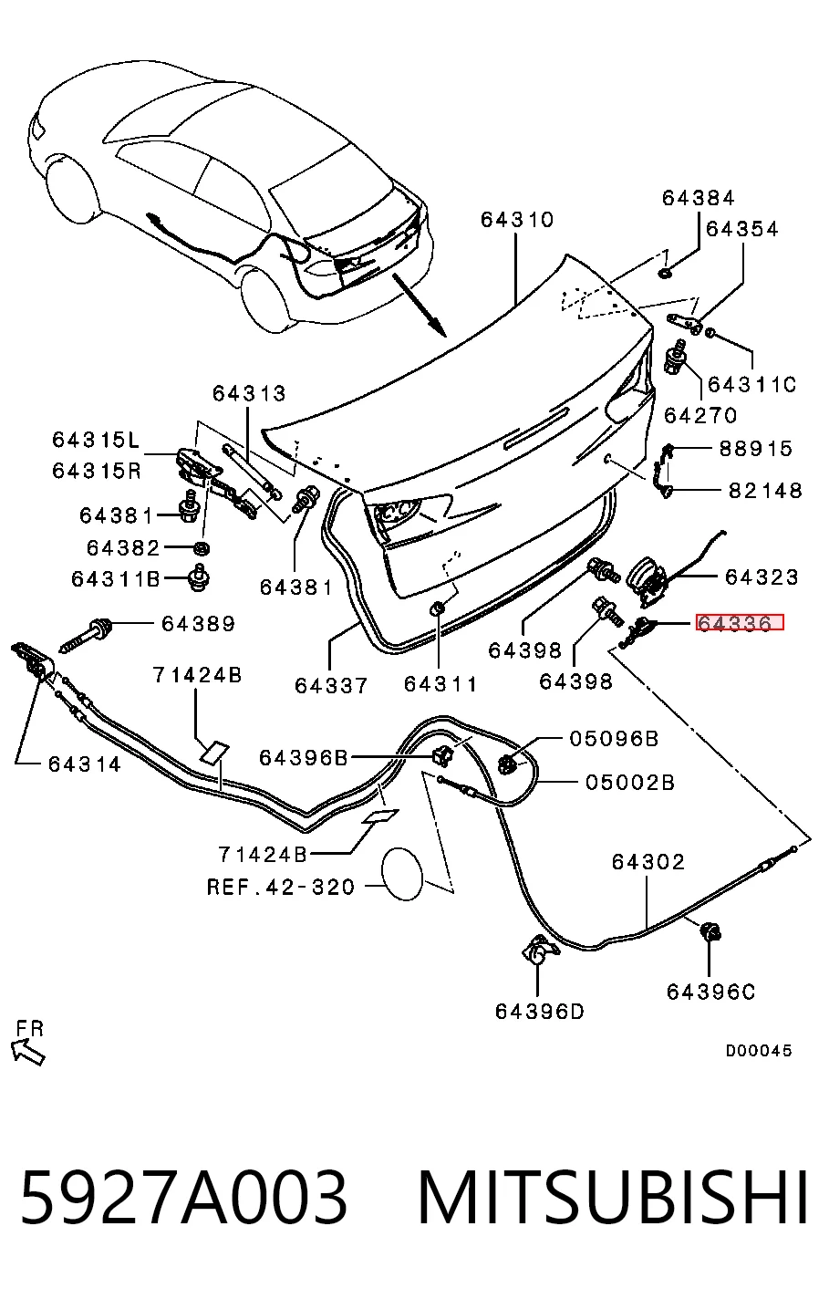 5927A003 Mitsubishi