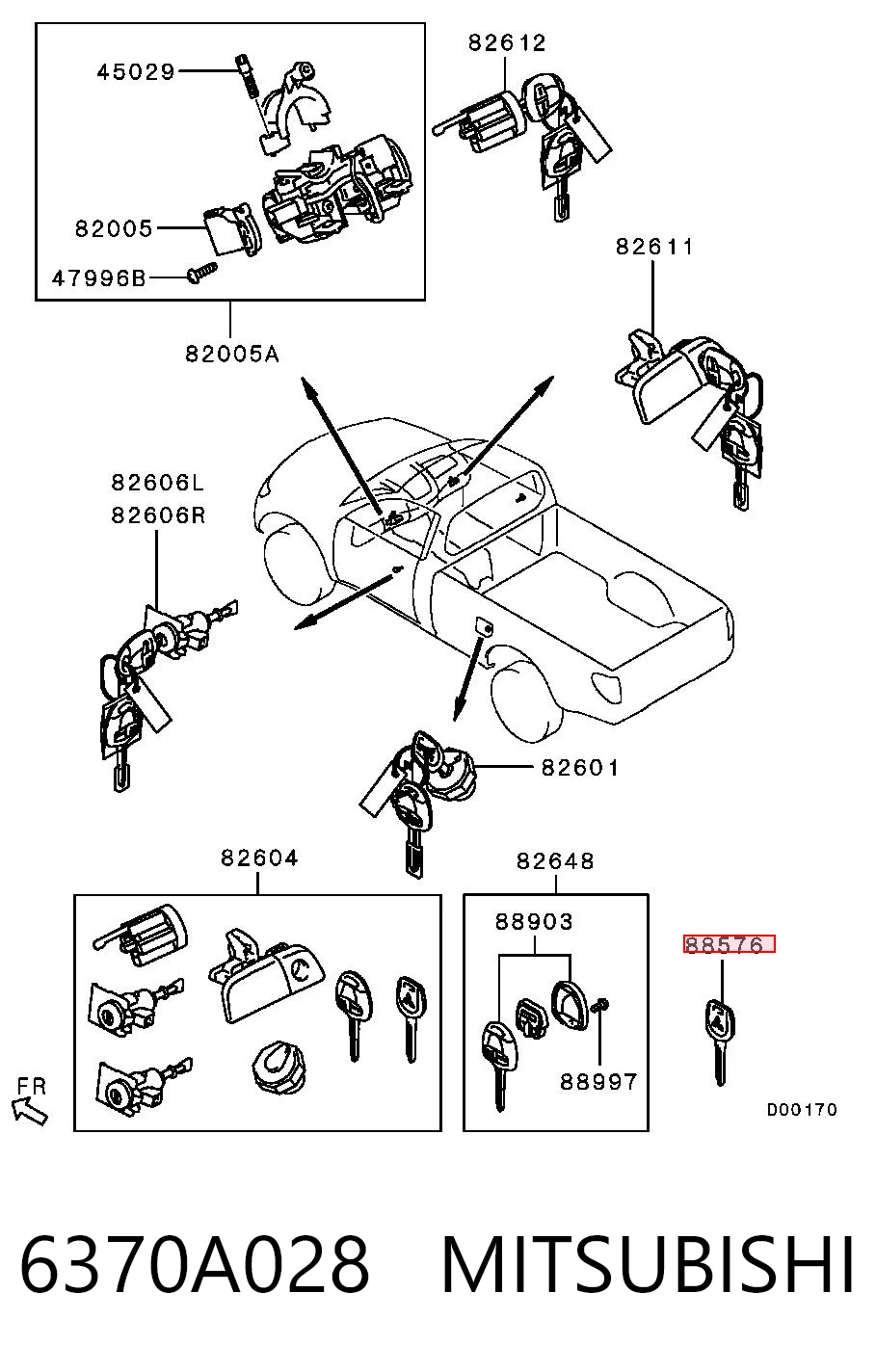 6370A028 Mitsubishi