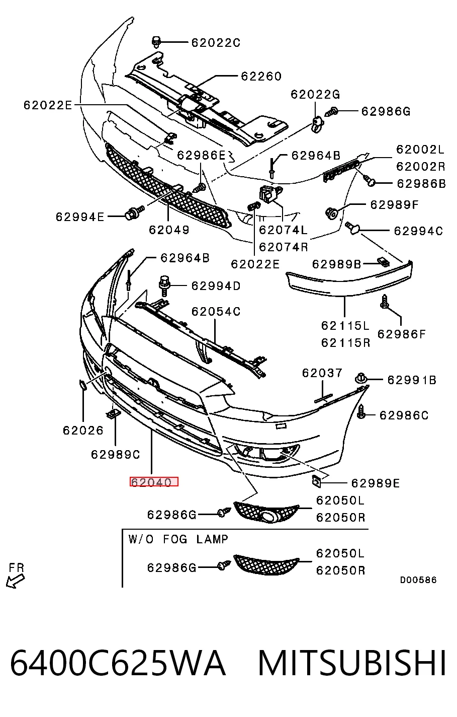 6400C625WA Mitsubishi