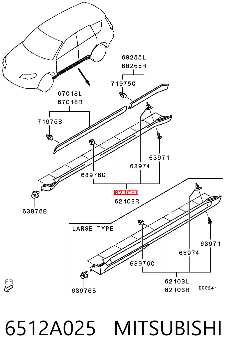 6512A025 Mitsubishi