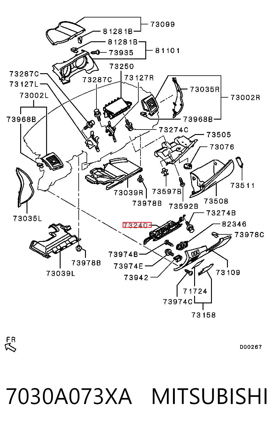 7030A073XA Mitsubishi