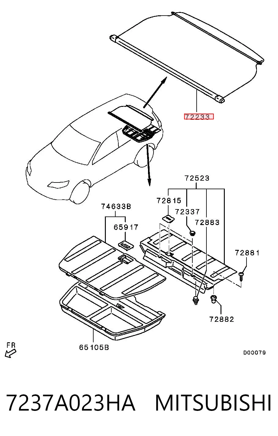 7237A023HA Mitsubishi