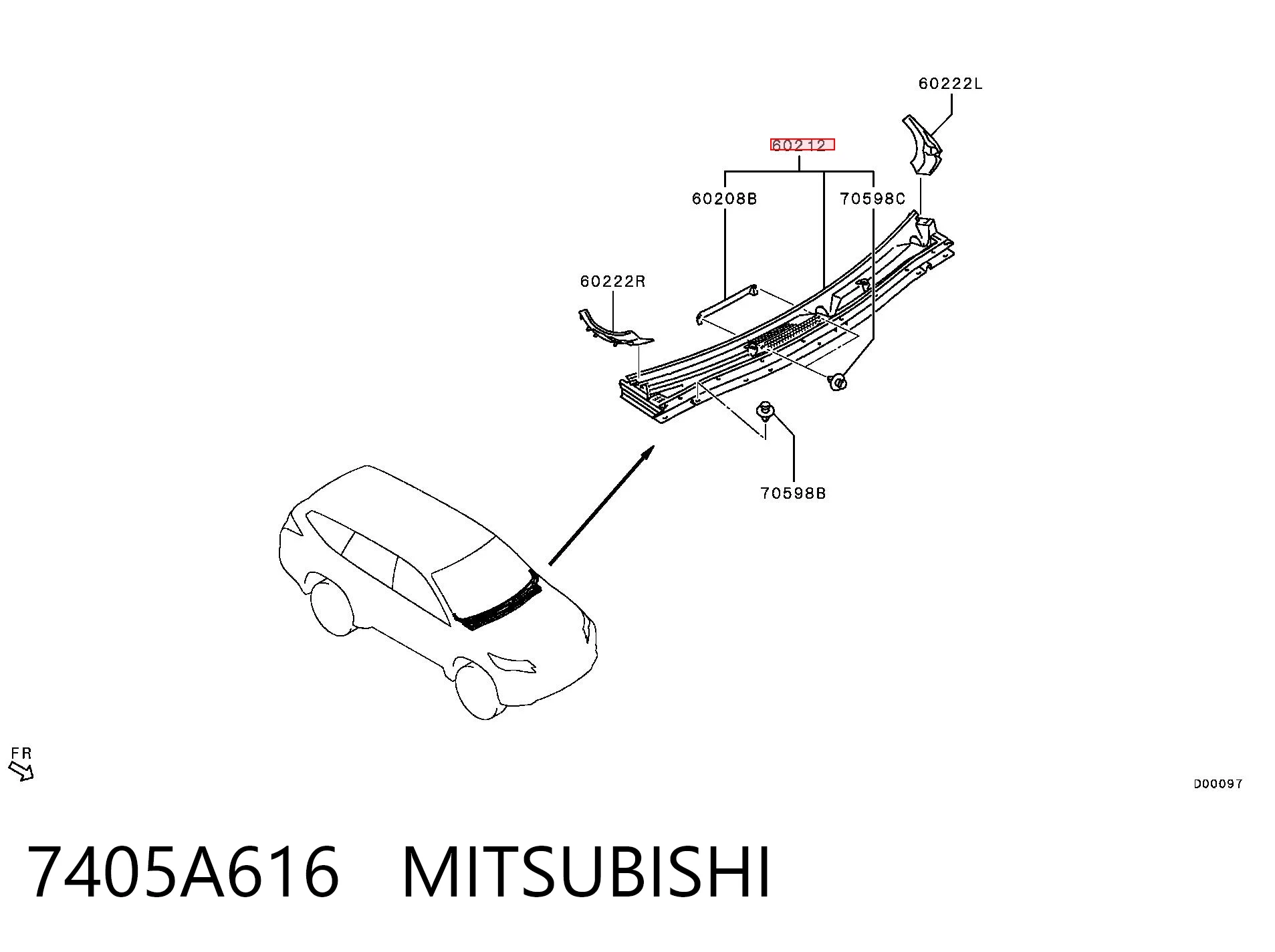 7405A616 Mitsubishi