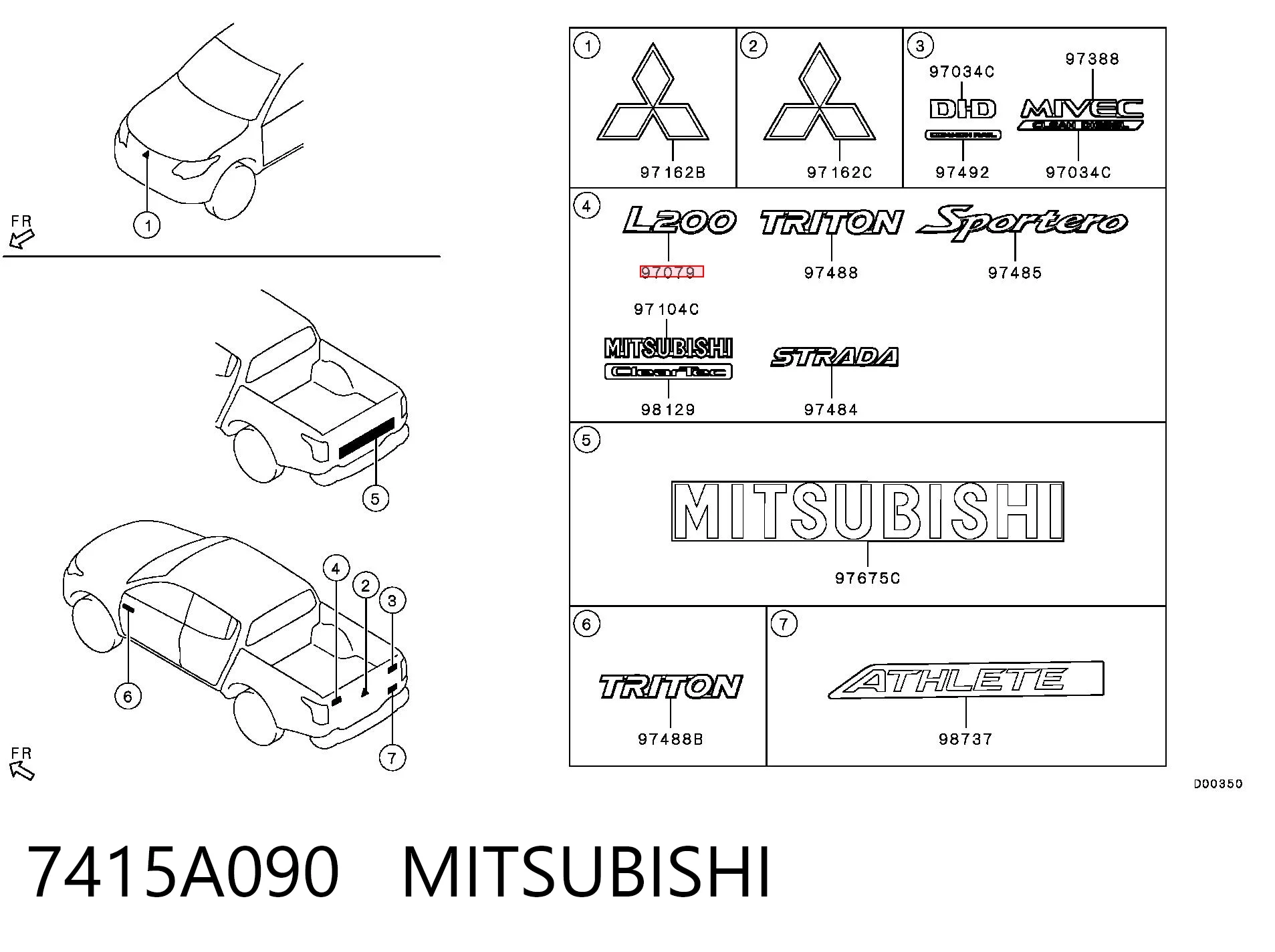 7415A090 Mitsubishi