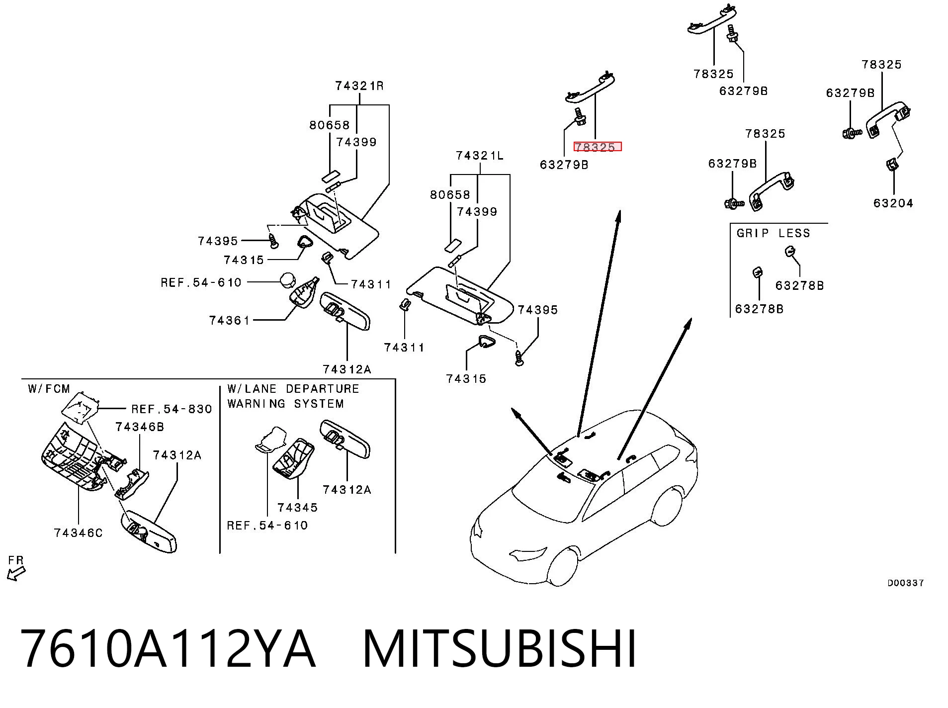 7610A112YA Mitsubishi 