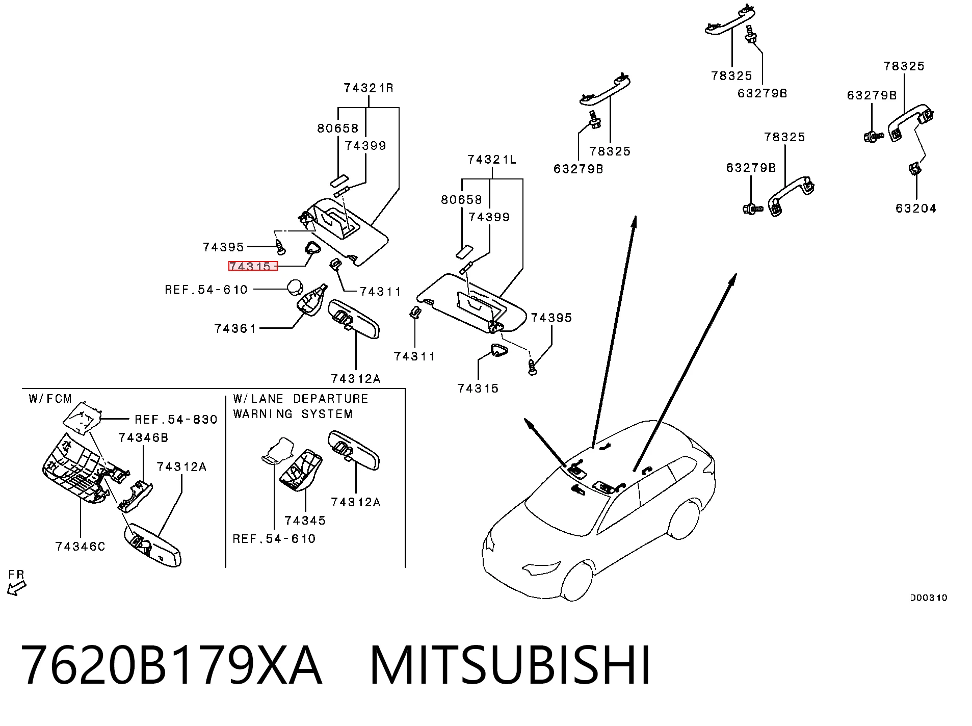 7620B179XA Mitsubishi