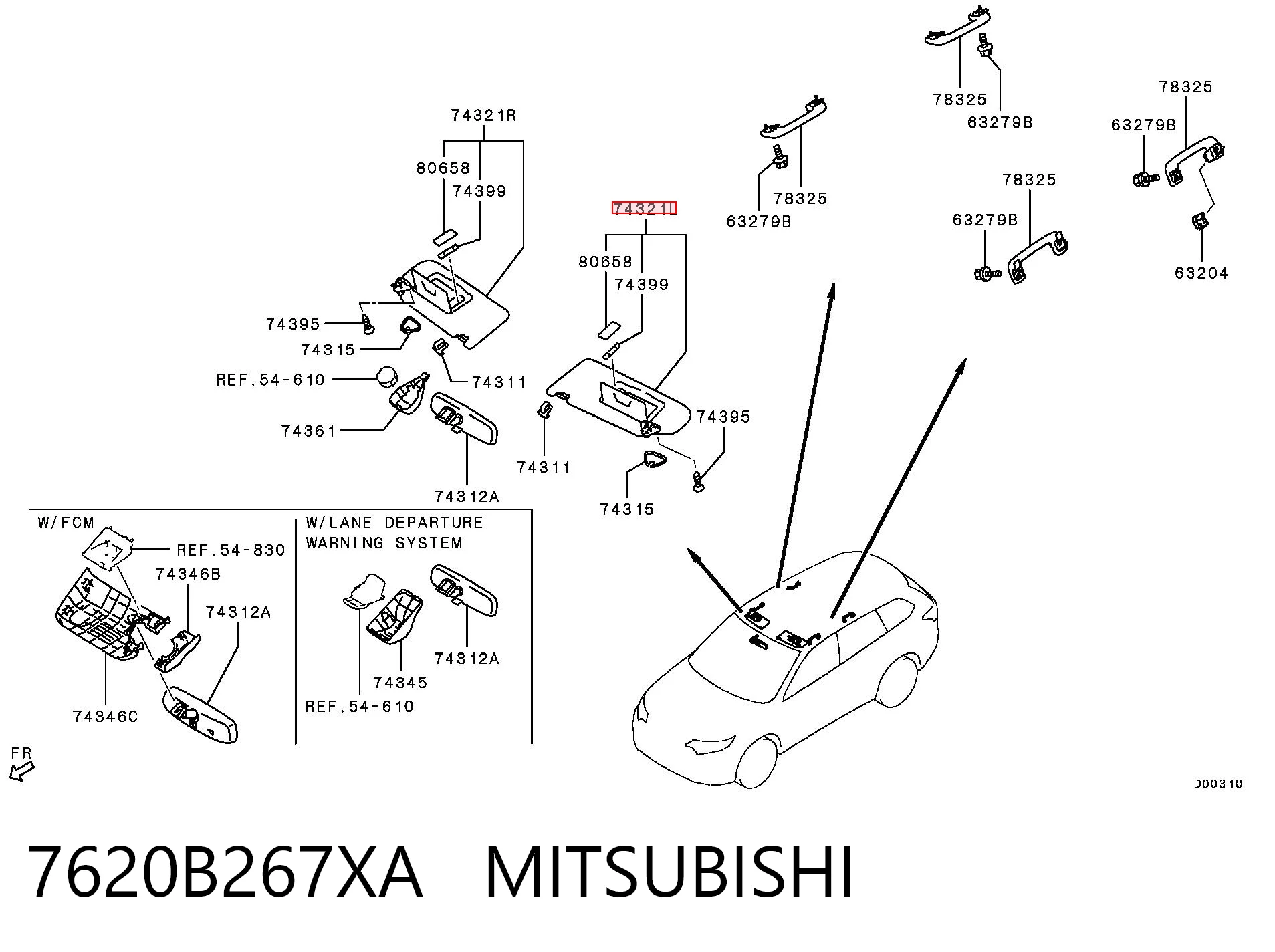 7620B267XA Mitsubishi
