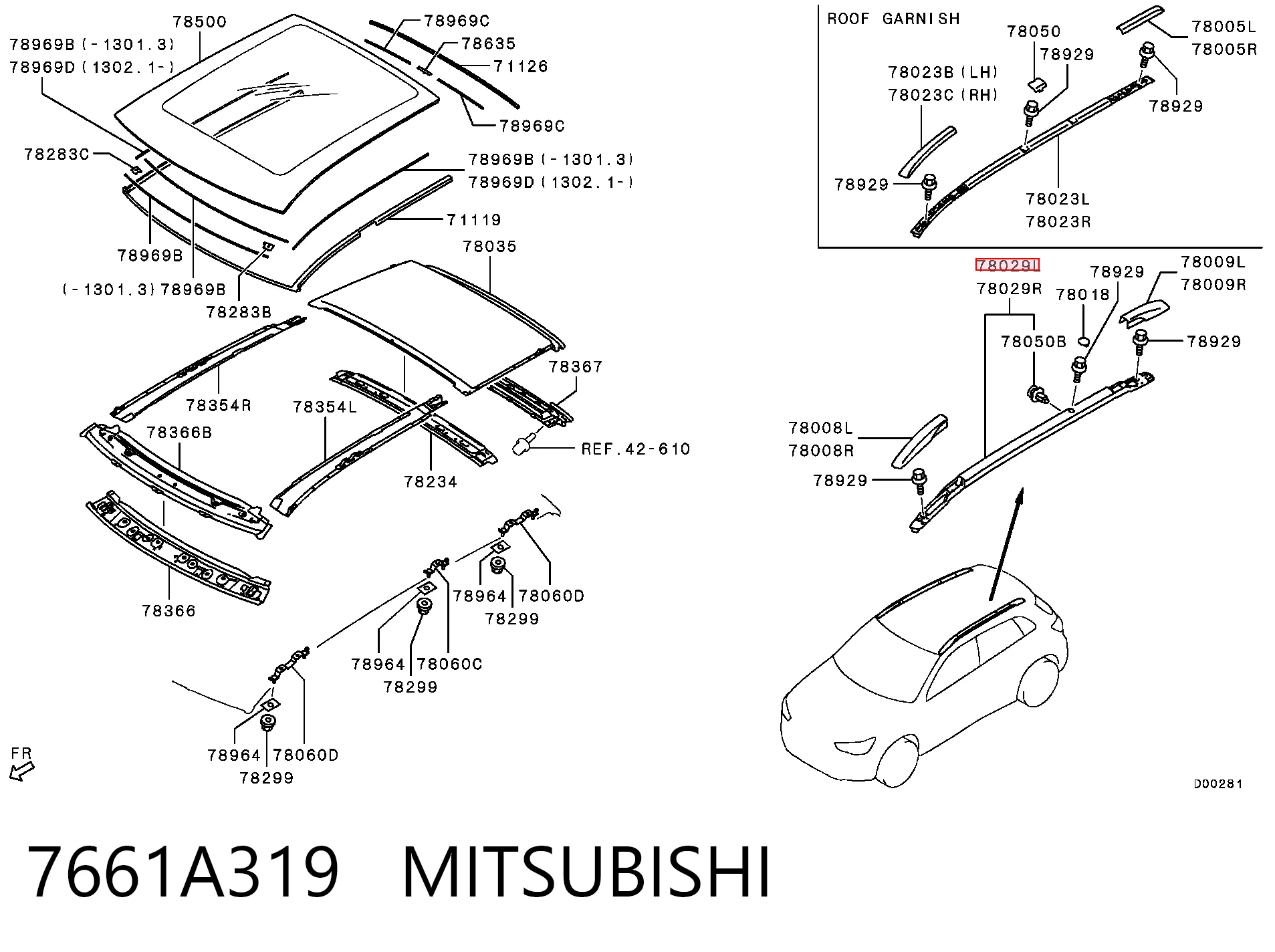 7661A319 Mitsubishi