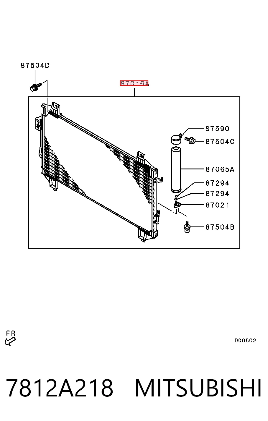 Compre Radiador de aparelho de ar condicionado Mitsubishi Outlander 3
