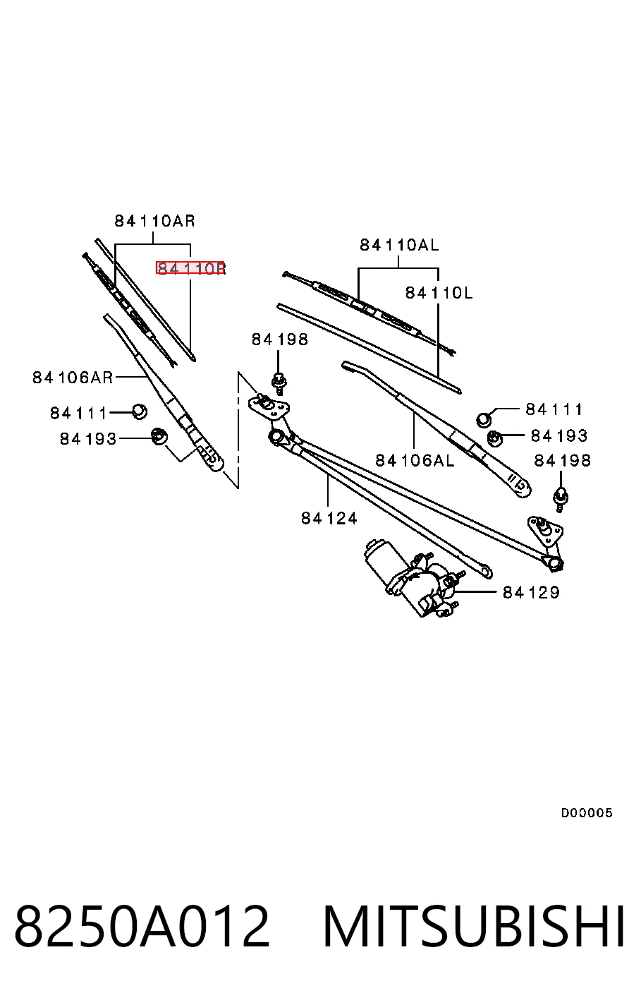 8250A012 Mitsubishi