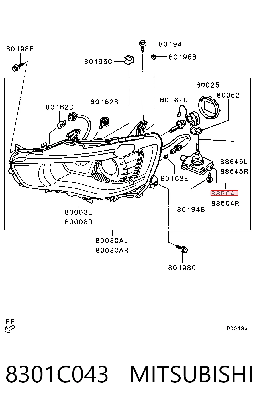 8301C043 Mitsubishi