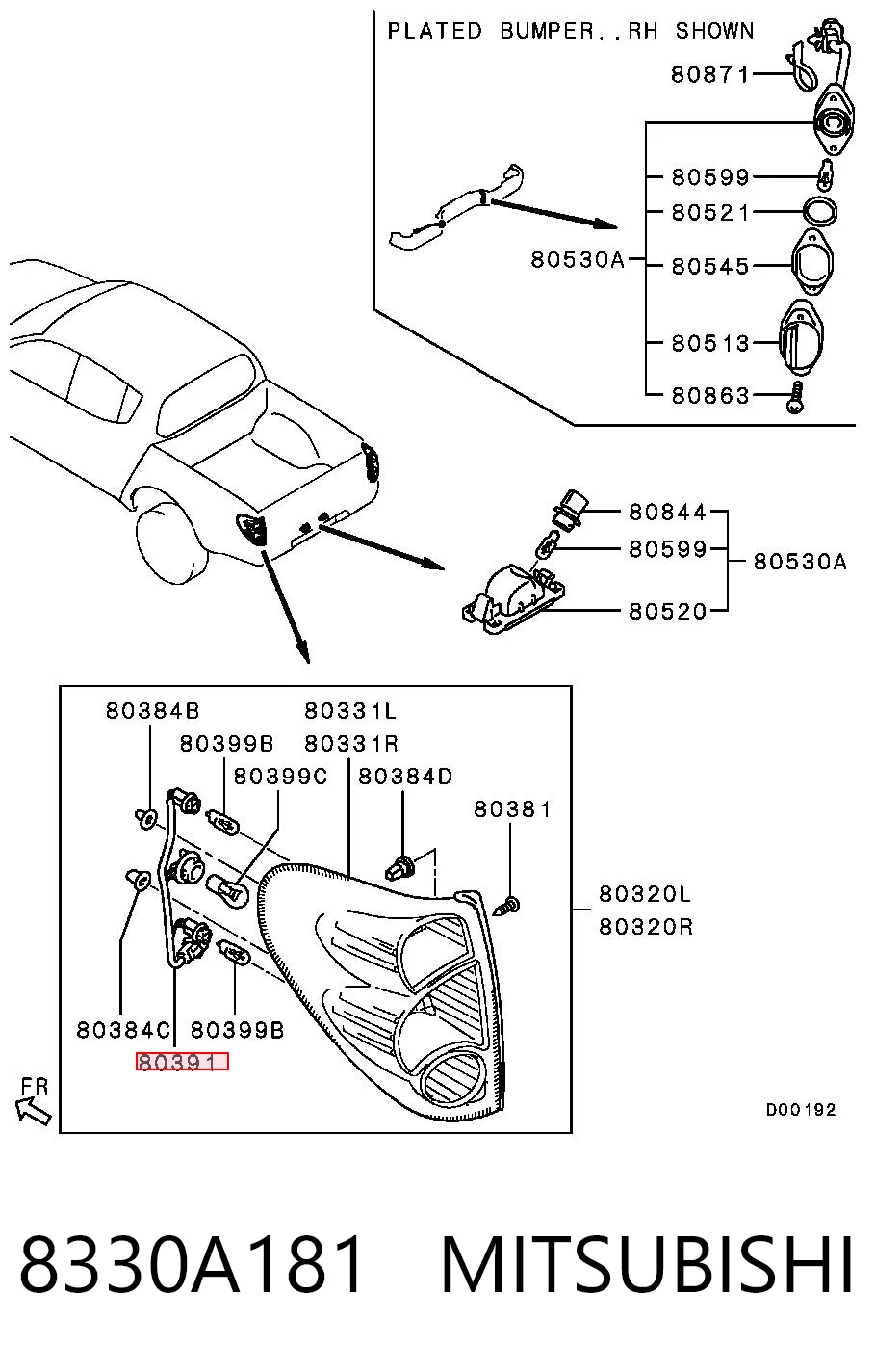 8330A181 Mitsubishi