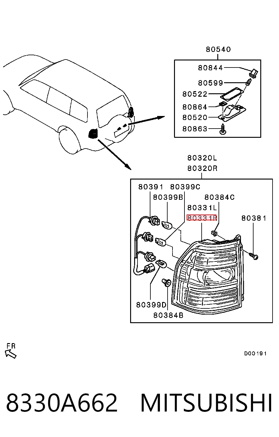 8330A662 Mitsubishi