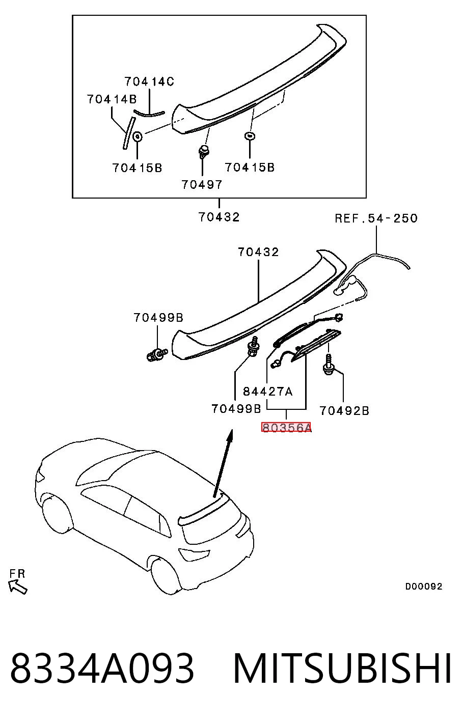 8334A093 Mitsubishi