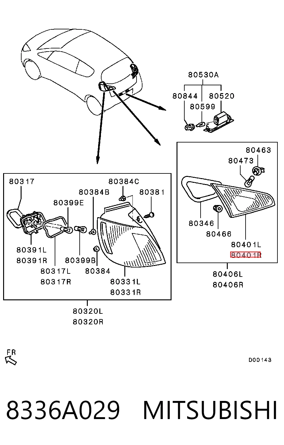 8336A029 Mitsubishi