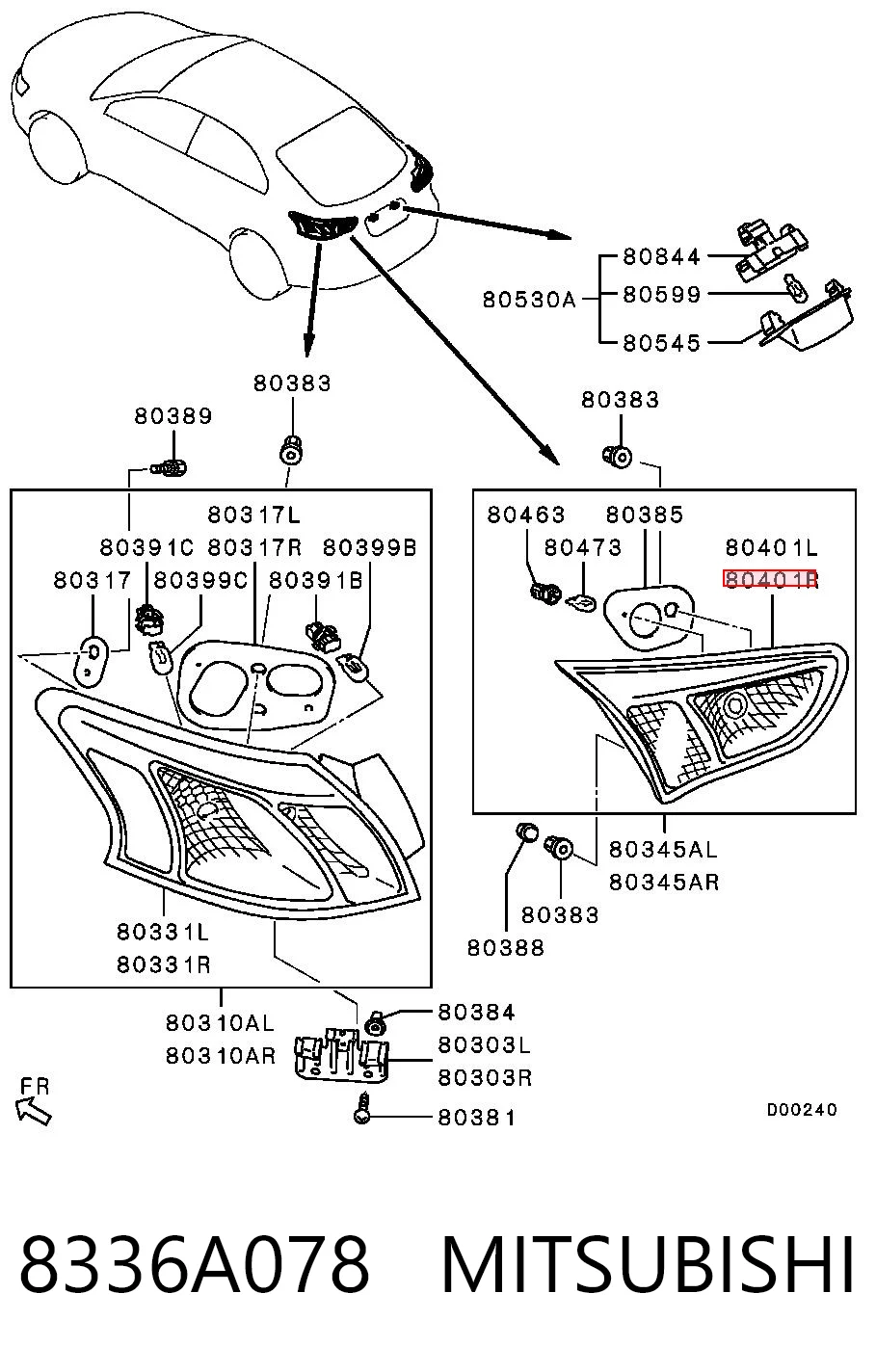 8336A078 Mitsubishi