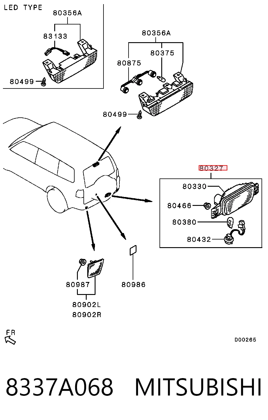 8337A068 Mitsubishi
