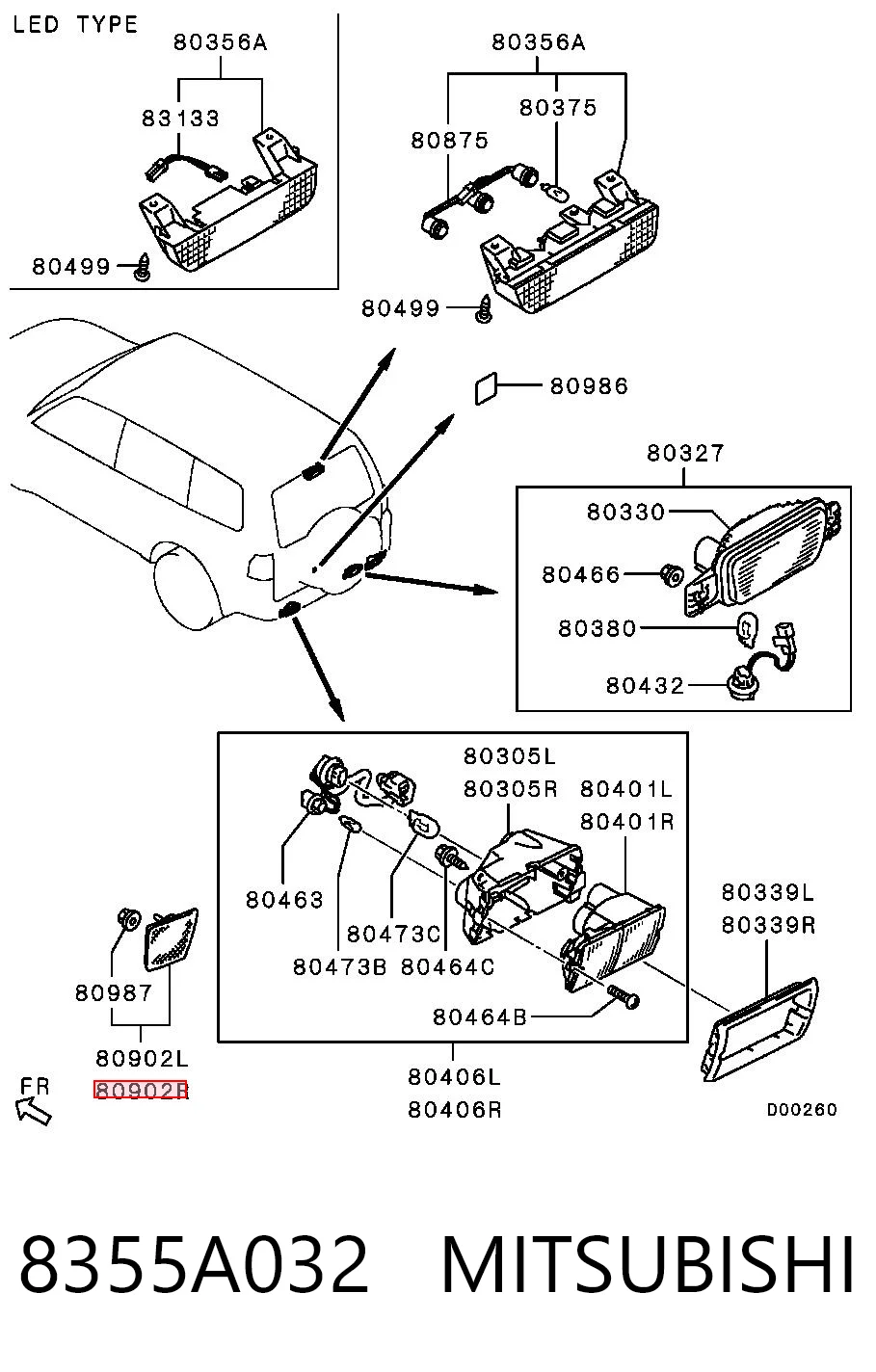 8355A032 Mitsubishi