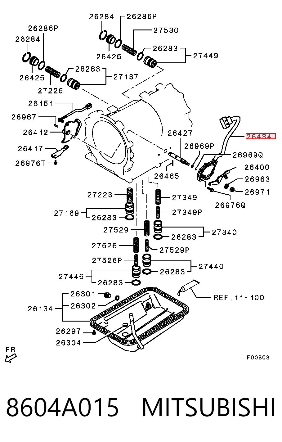 8604A015 Mitsubishi Sensor dos modos de trabalho da Caixa Automática de Mudança