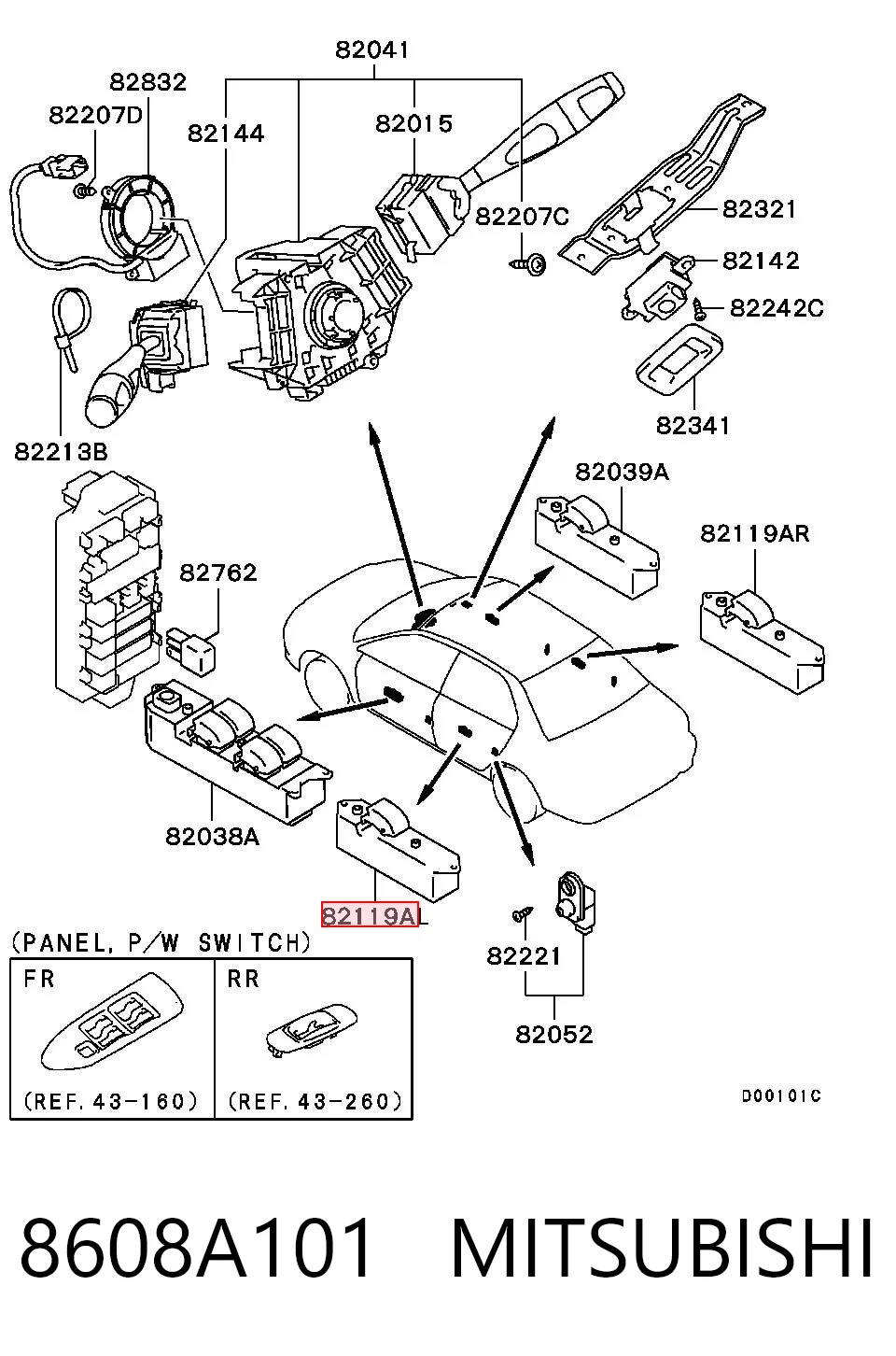 8608A101 Mitsubishi