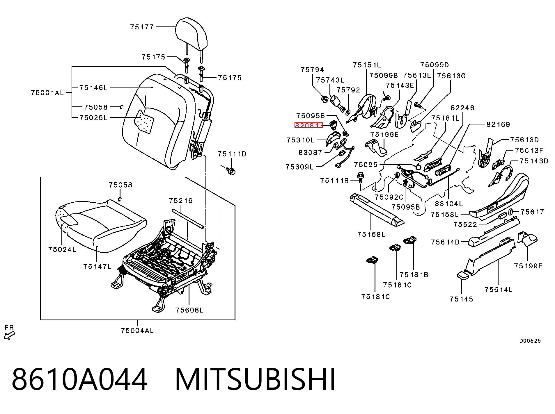 8610A044 Mitsubishi
