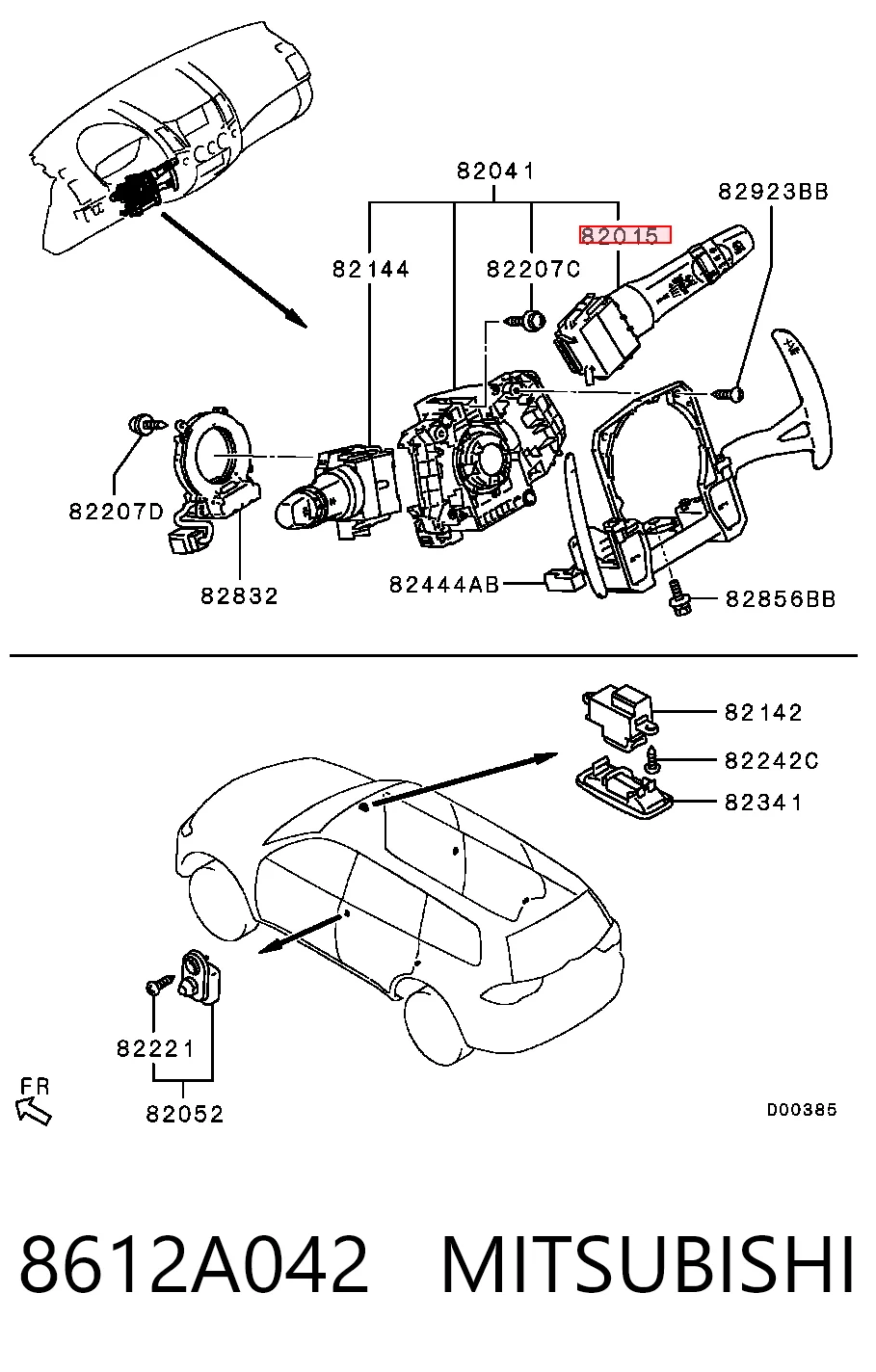 8612A042 Mitsubishi