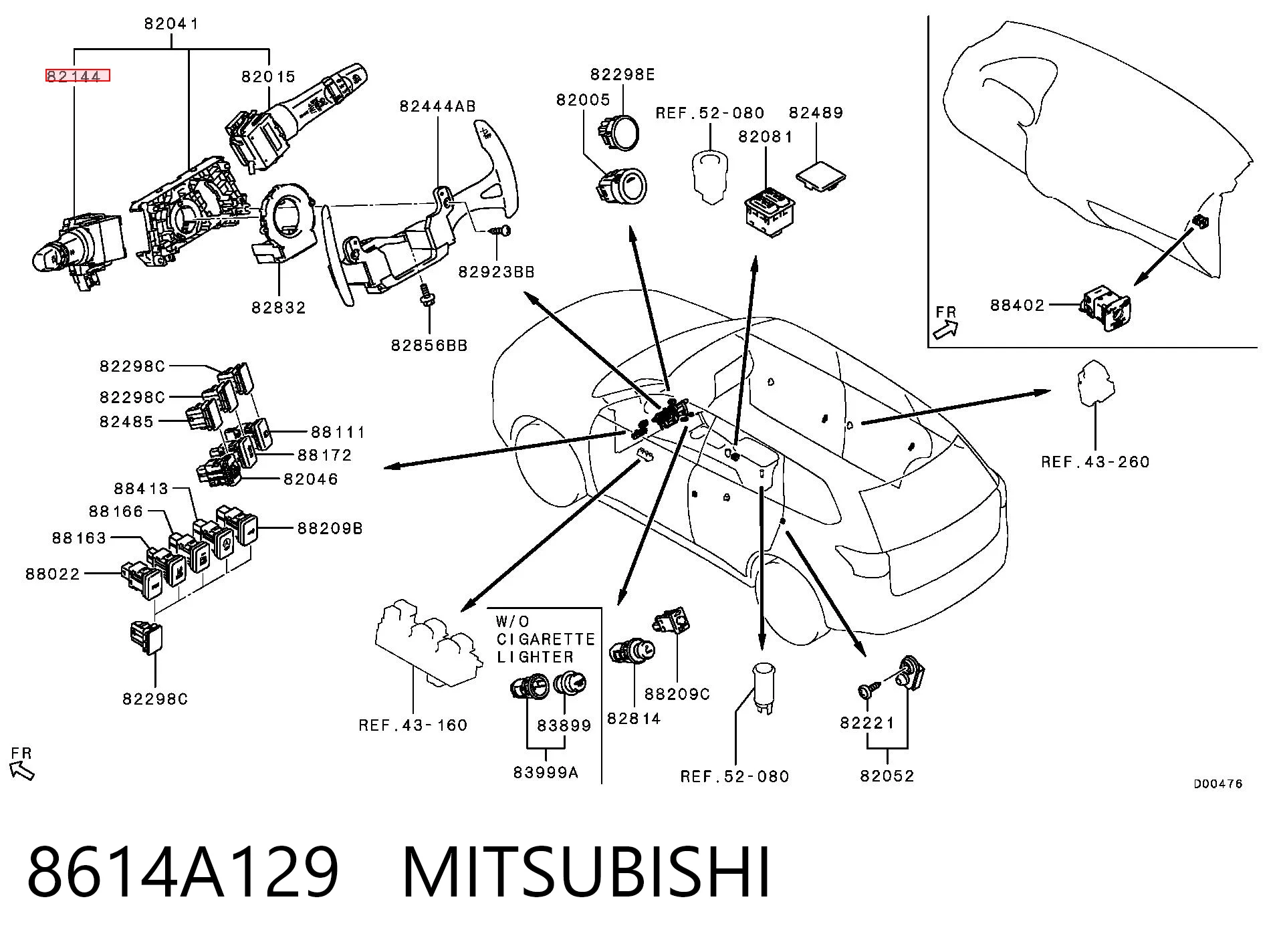 8614A129 Mitsubishi