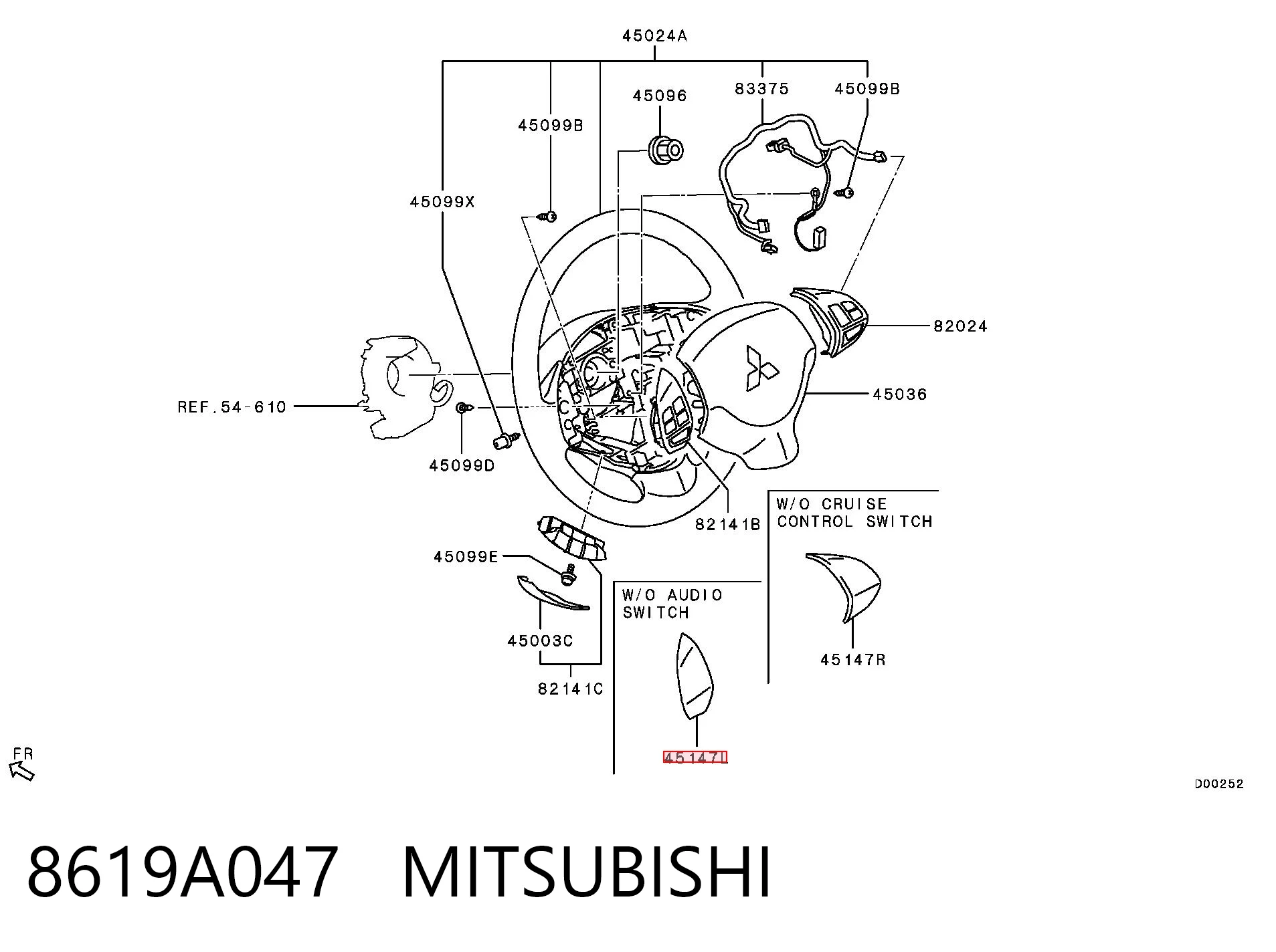 8619A047 Mitsubishi