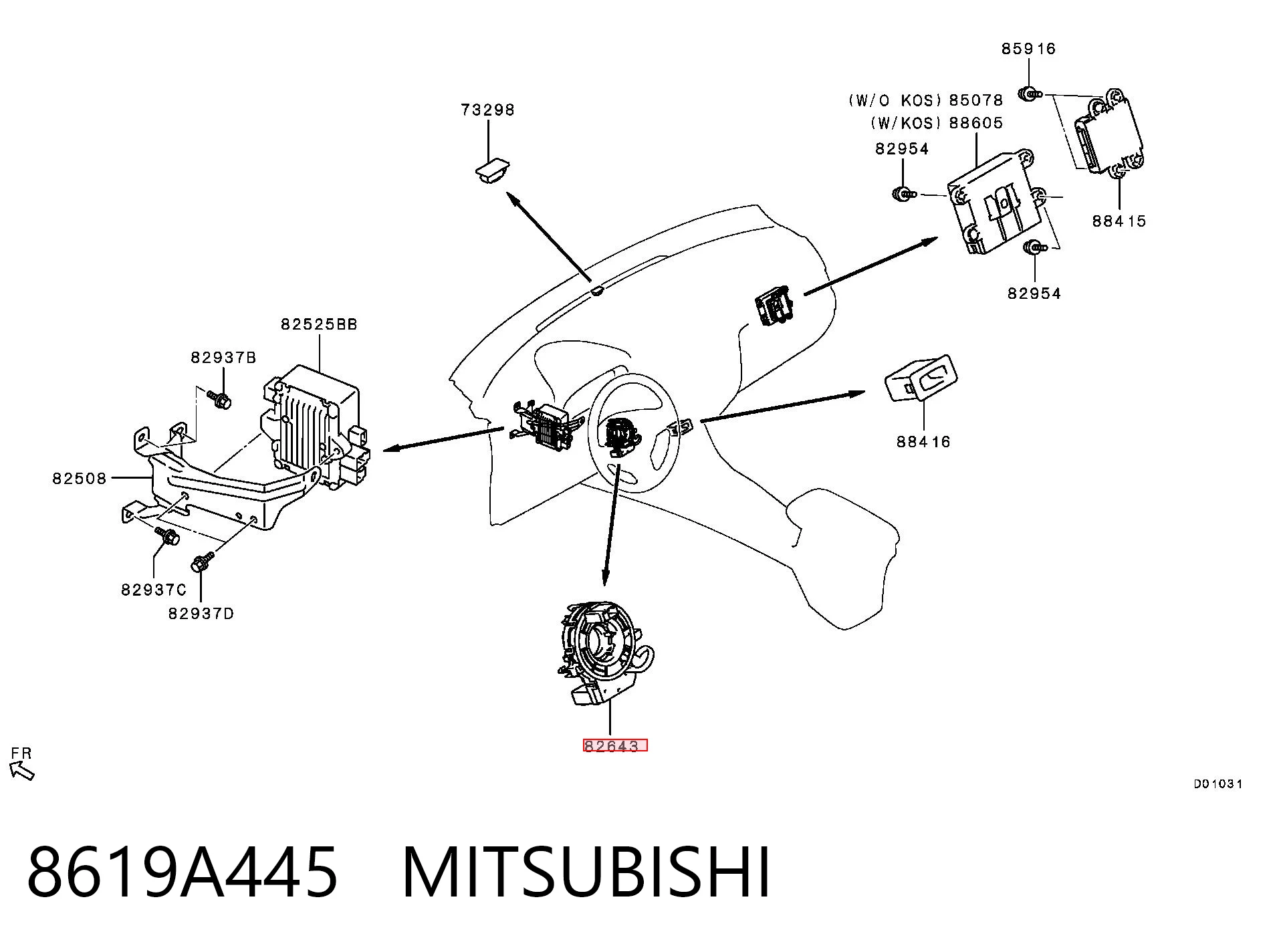 8619A445 Mitsubishi