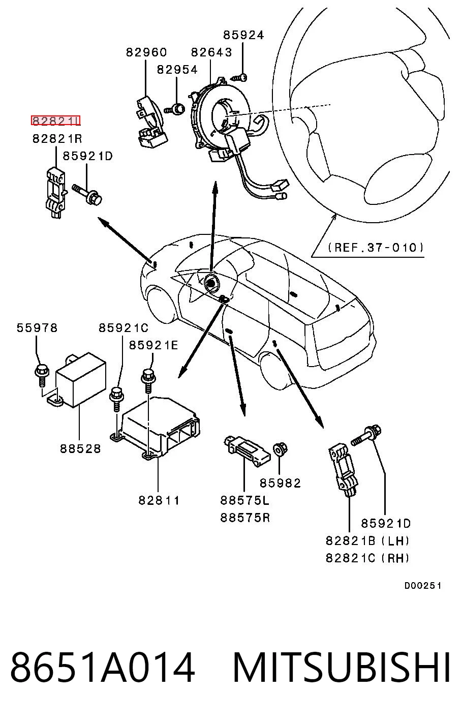 8651A014 Mitsubishi 