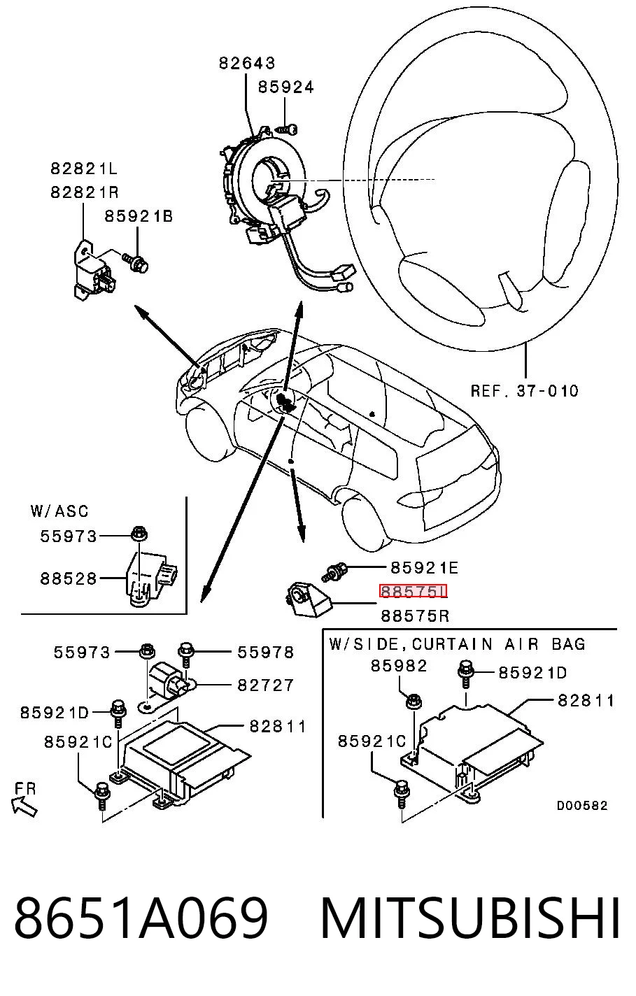 8651A069 Mitsubishi