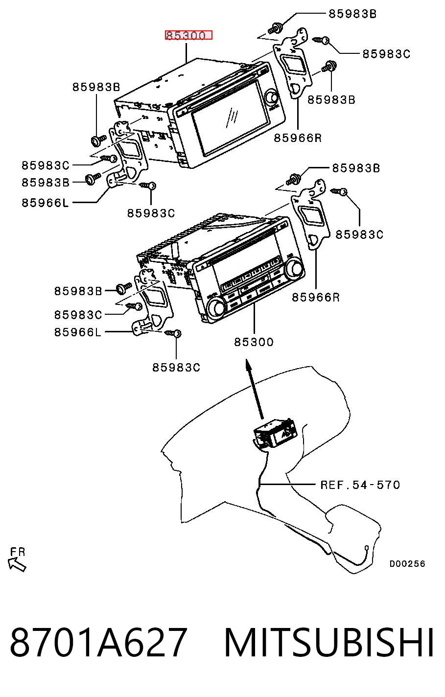 8701A627 Mitsubishi
