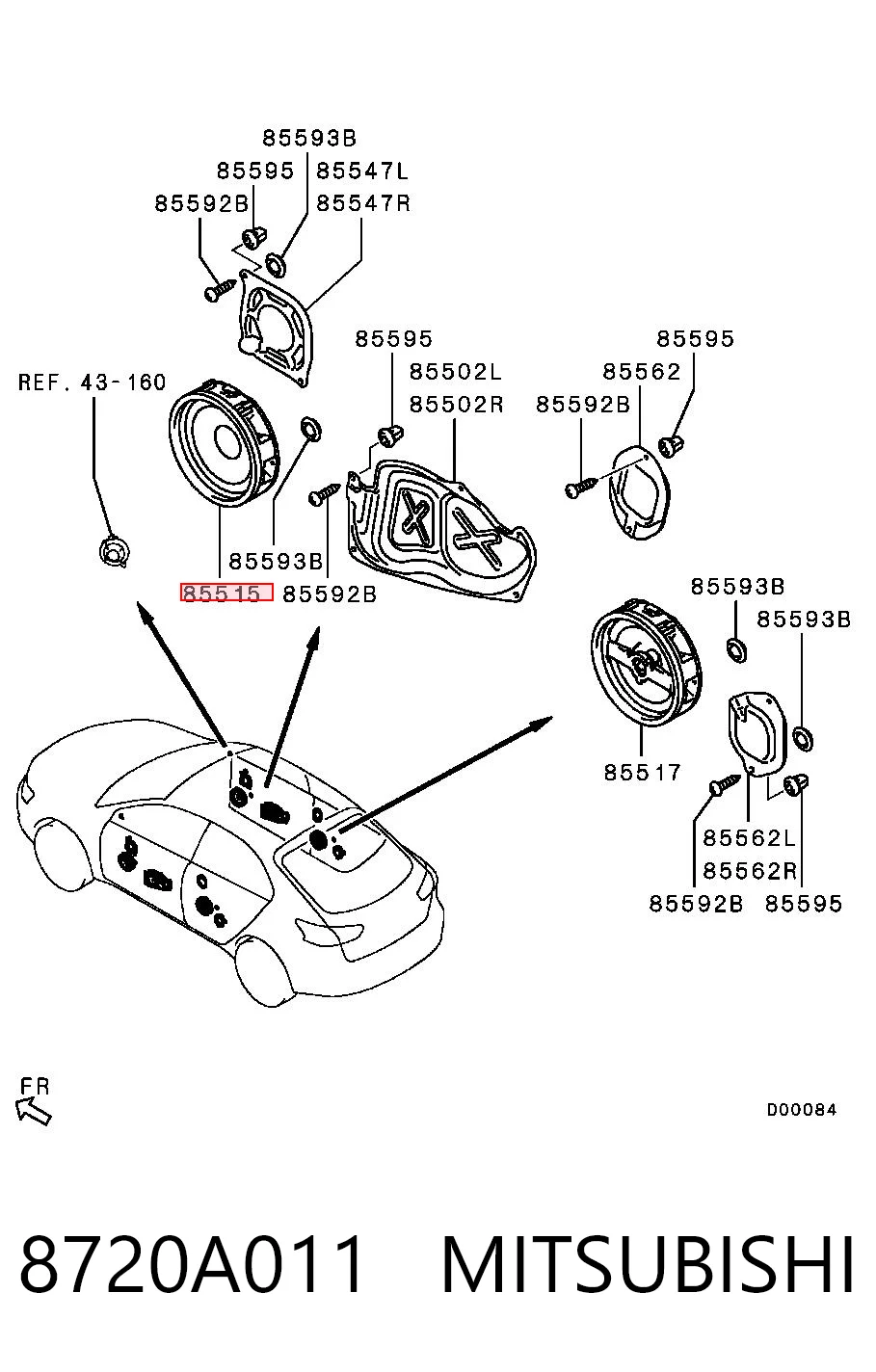 8720A011 Mitsubishi