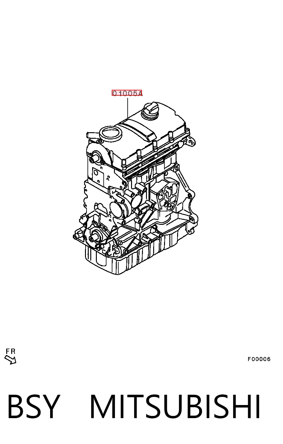 BSY Mitsubishi Motor montado