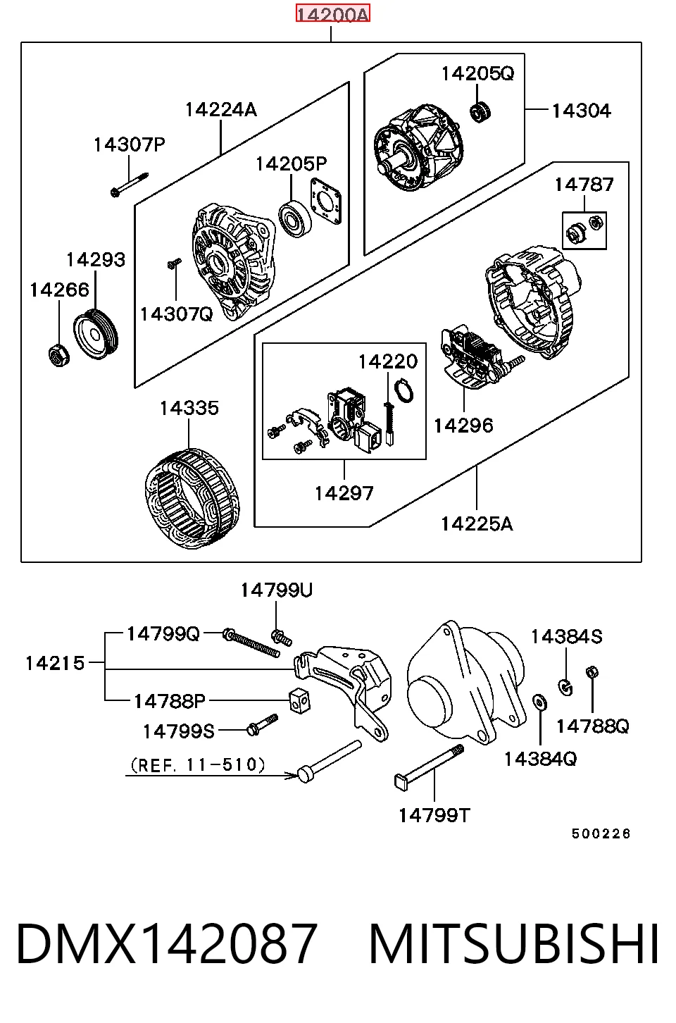 DMX142087 Mitsubishi