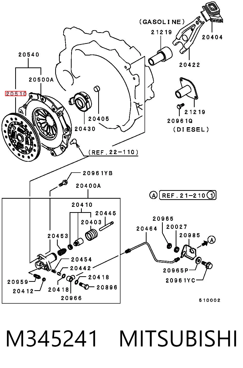 M345241 Mitsubishi