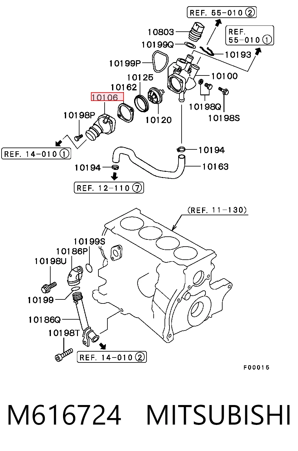 M616724 Mitsubishi