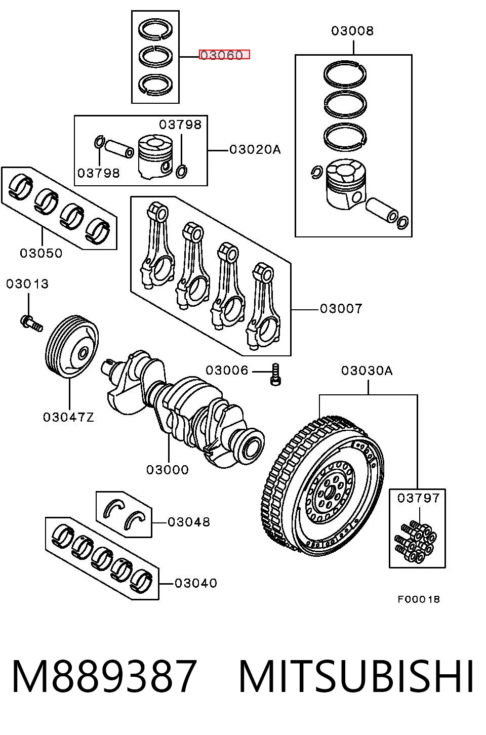 M889387 Mitsubishi