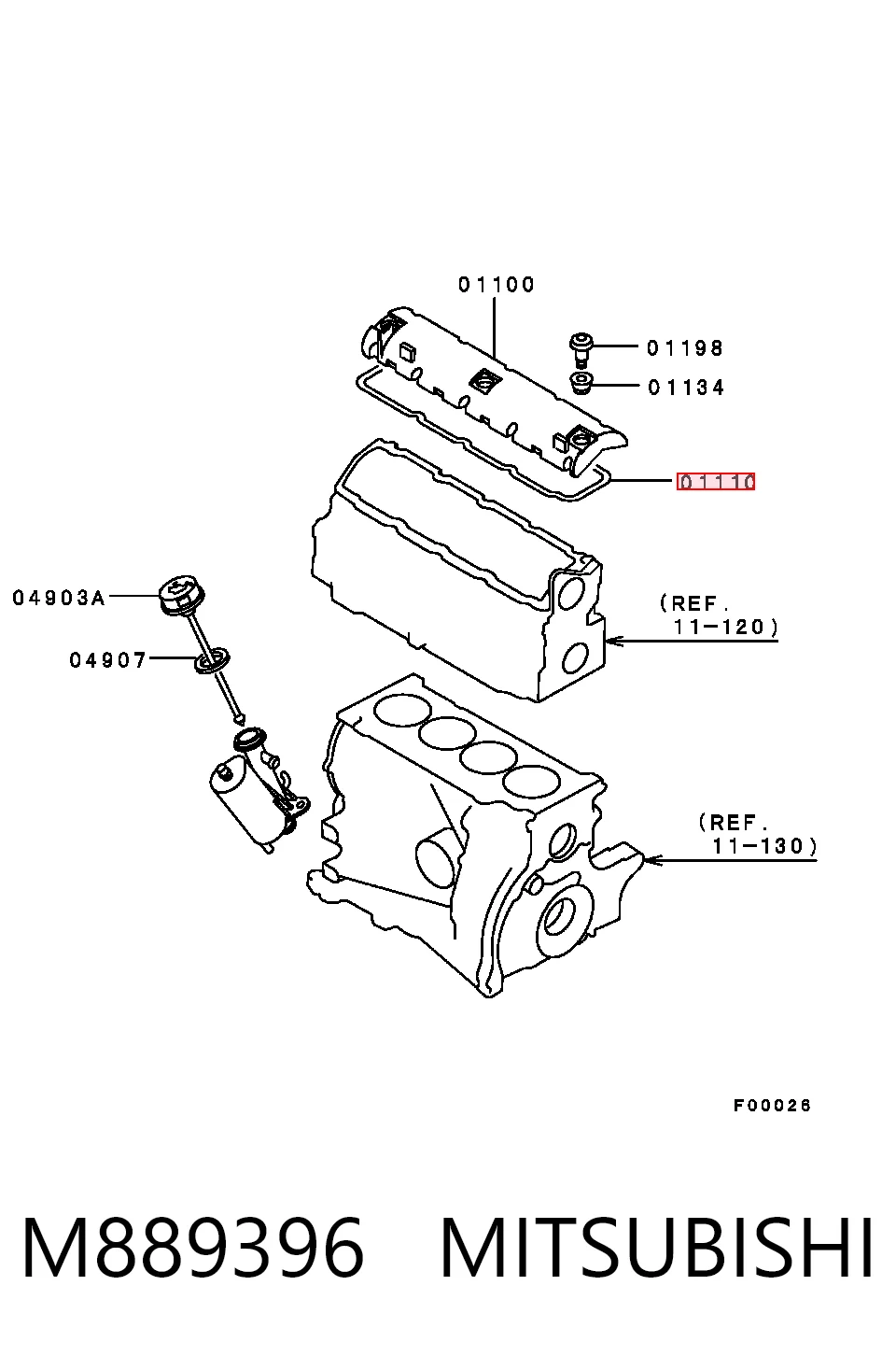M889396 Mitsubishi