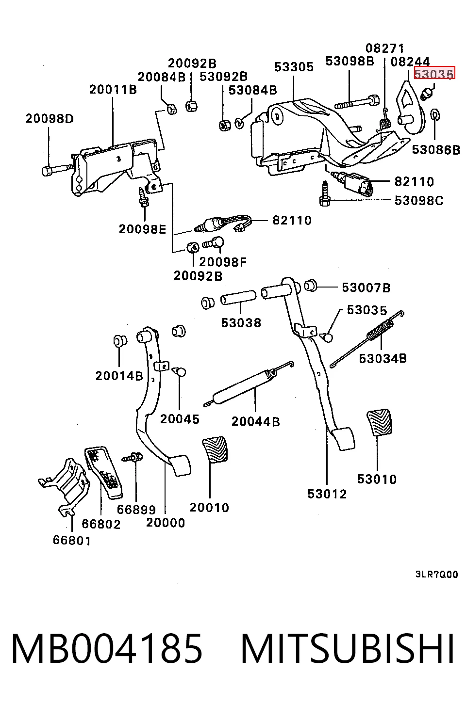 MB004185 Mitsubishi