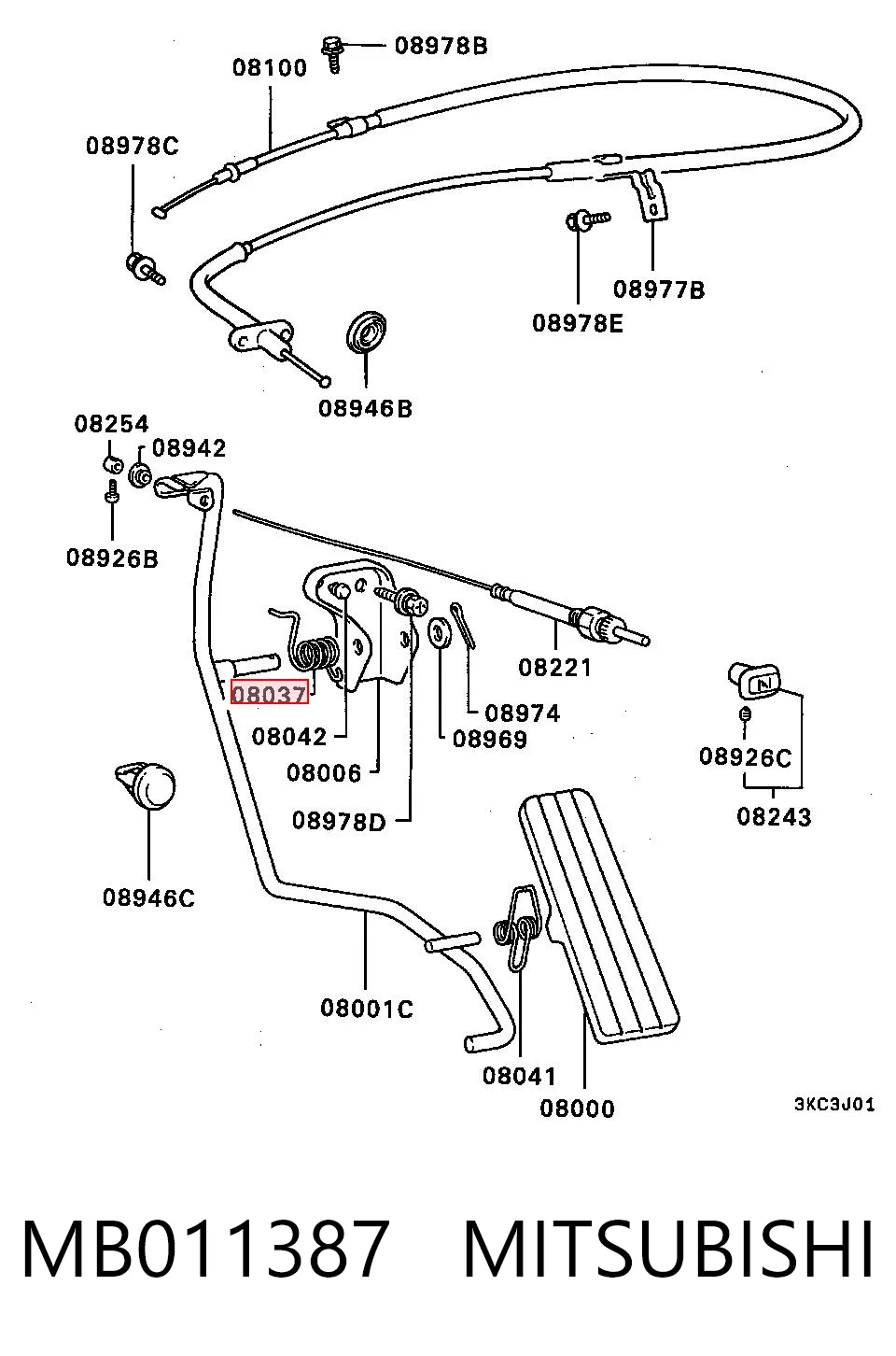 MB011387 Mitsubishi